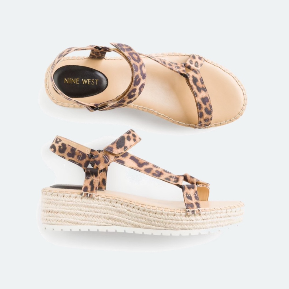 Nine West Leopard Print Women's Sandals